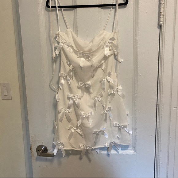 Anthropologie Hutch Halter Bow Mini Dress *Never Worn* - Picture 5 of 6